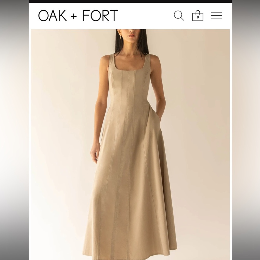 SQUARE NECK MAXI DRESS